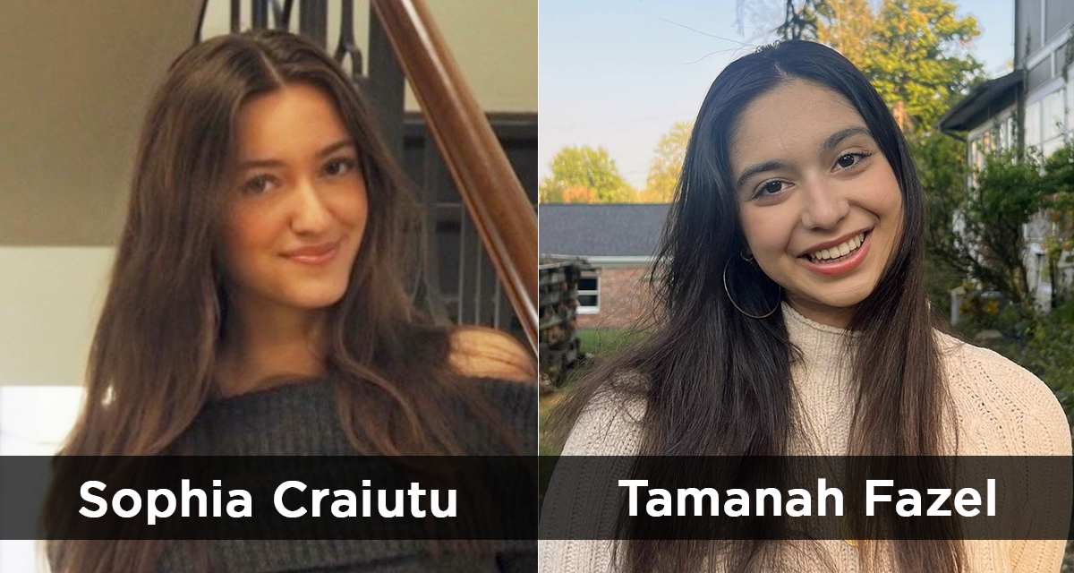 Sophia Craiutu and Tamanah Fazel awarded Monroe County’s 2025 Lilly Endowment Community Scholarships